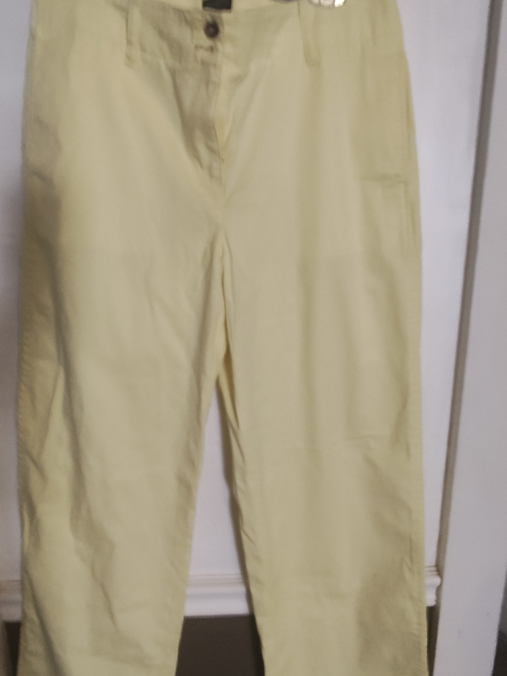 Talbots Pale Yellow Women's Chino Pants